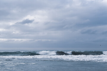 Fototapeta premium storm over the sea