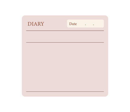 Minimalist Planner Diary Vector Templates