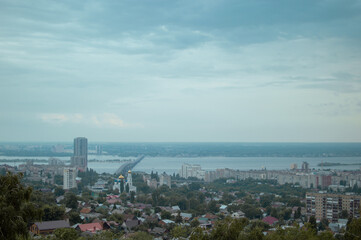 Fototapeta premium view of the city