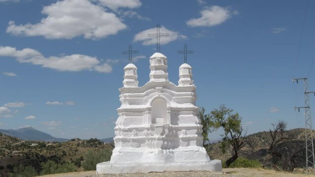 Vicar altar, religious monument in Monda, Malaga, Spain