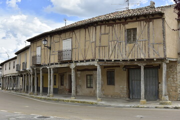 Fototapeta na wymiar municipio de ampudia, palencia