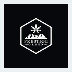 mountain scenery logo design