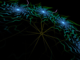 Imaginatory fractal abstract background Image