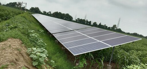 Solar Water pump - Agrovoltaic system