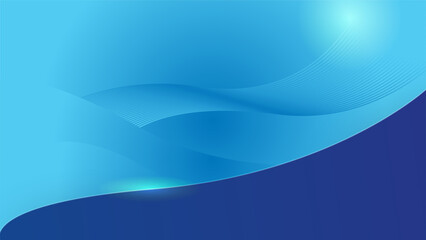Abstract blue background poster with dynamic. technology network Vector illustration.