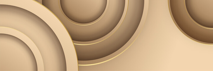 Abstract gold and white luxury background