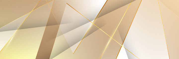Abstract gold and white luxury background