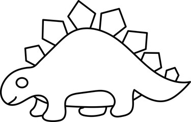 dinosaur isolated on a white background © Azat