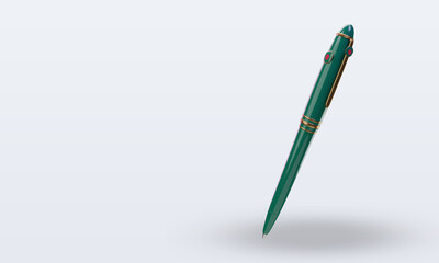 3d ballpoint Bangladesh flag rendering right view