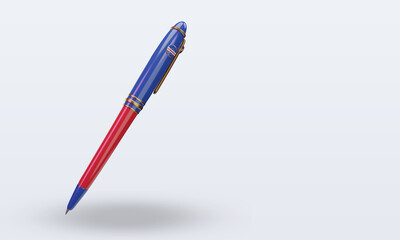 3d ballpoint Cape Verde flag rendering left view