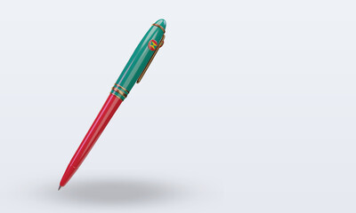 3d ballpoint Grenada flag rendering left view
