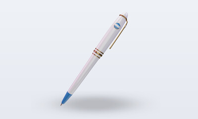 3d ballpoint Honduras flag rendering front view