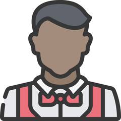 Male Croupier Icon