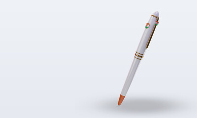 3d ballpoint Niger flag rendering right view