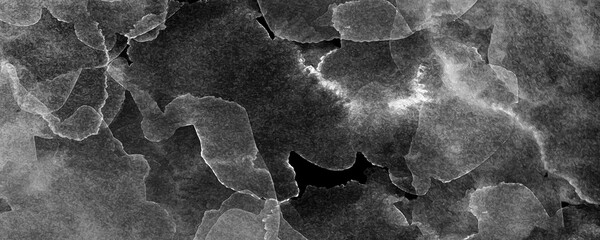 Abstract grunge smoke texture over black background for poster, flyer, cards. Black and white template for design. Fog. Splash. Water. Stone texture close up.