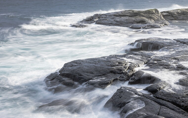 Wellen auf den Lofoten