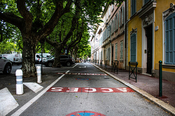 street in Saint Tropez - South France
