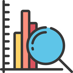Bar Chart Research Icon