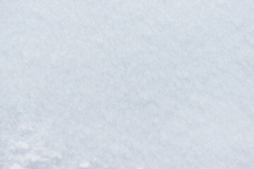 White snow background. Winter time