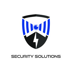 Home security Logo vector illustration