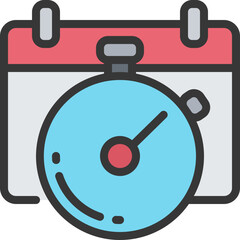 Obraz premium Deadlines Icon
