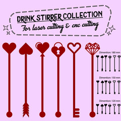 drink stirrer collection