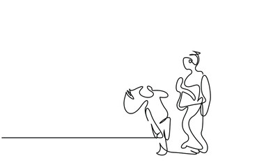 A woman slaps a girl and falls. a mother angrily slaps her daughter