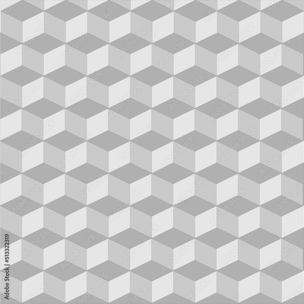 Poster gray cube collage background. neatly arranged cube vector. editable vector in eps10