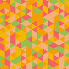 Obraz premium Vector abstract geometric cube and triangle angular colorful pattern. Background for layout design and poster.
