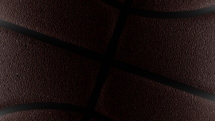 Classic basketball close up. Ball texture.