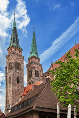 Fototapeta na wymiar St. Sebaldus Church, Nuremberg, Germany