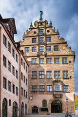 Fototapeta na wymiar Fembo's House, Nuremberg, Germany