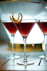 Glass coctail