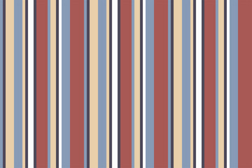Stripes vector seamless pattern. Striped background of colorful lines. Print for interior design, fabric.