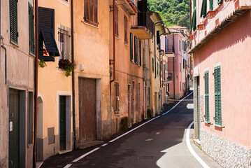 Obraz premium In and around the streets of Ameglia, Italy.
