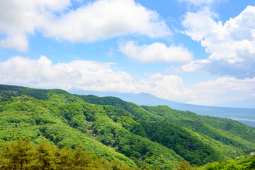 Obraz premium ビーナスラインからの眺め