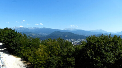 Grenoble, France - June 2022 : Visit the beautiful city of Grenoble in the middle of the Alps from...