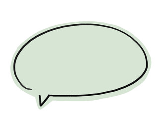 手書きのシンプルなふきだし