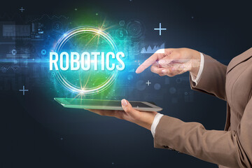 Close-up of a touchscreen, new tech concept