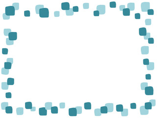 手書き正方形まばらフレーム