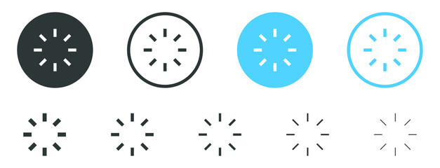 loading progress icon, waiting icon sign, load, wait, spin - update system icon, loading Process icon