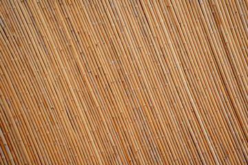Background and texture of bamboo wall or fence