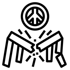 peace line icon