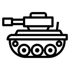 tank line icon