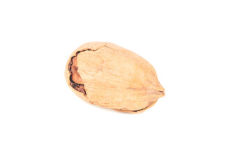 Inshell pecans isolated