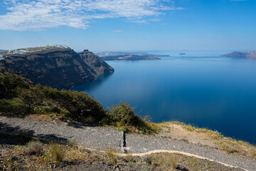 Santorini island in Greece