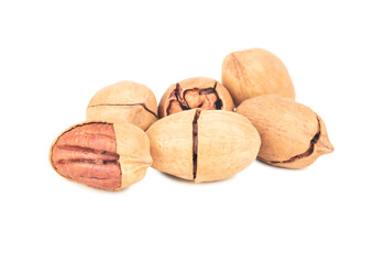 Bunch of inshell pecans
