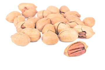 Bunch of inshell pecans