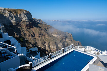 Fototapeta na wymiar Santorini island in Greece