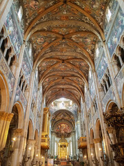 Interior of Parma Cathedral.